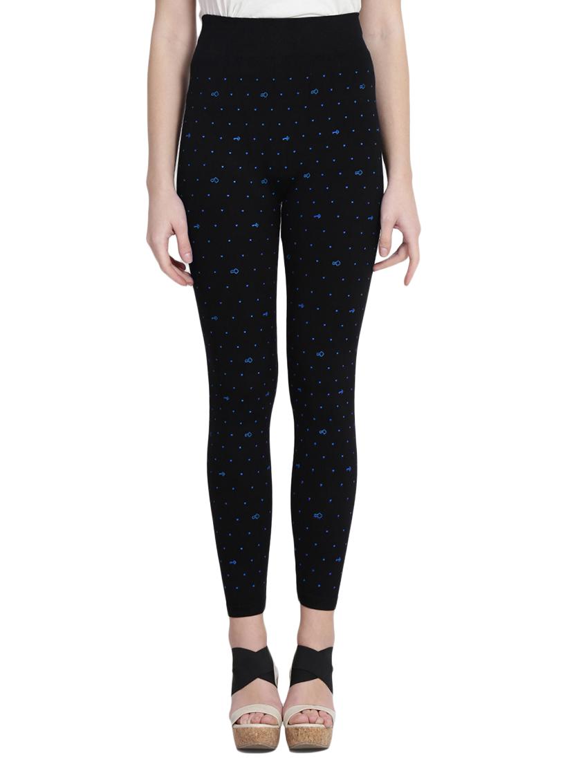 black printed cotton jegging - 14915628 - Zoom Image - 1