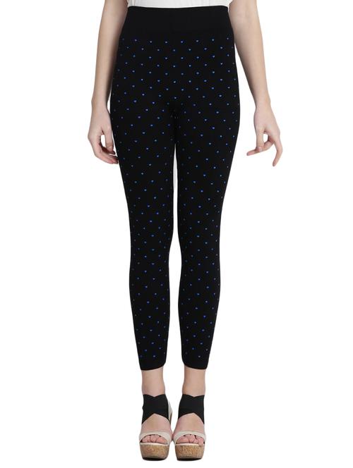 black printed cotton jegging - 14915635 - Standard Image - 1