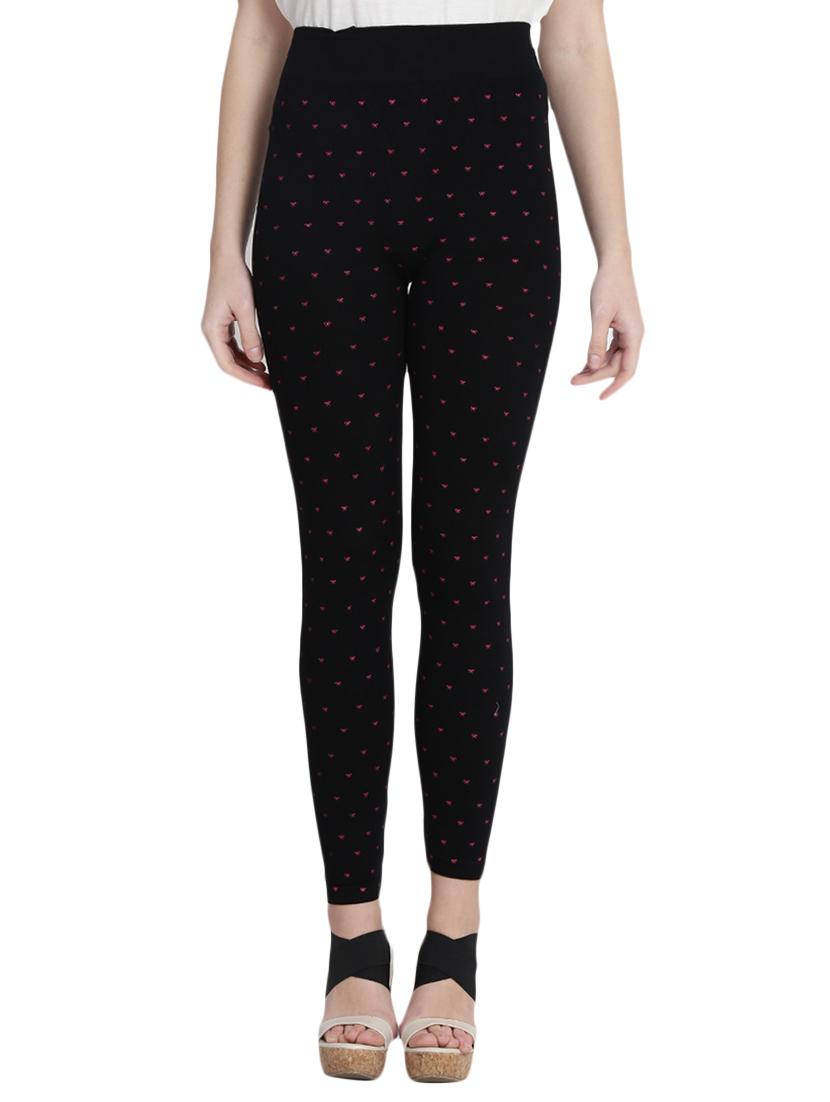 black printed cotton jegging - 14915645 - Zoom Image - 1