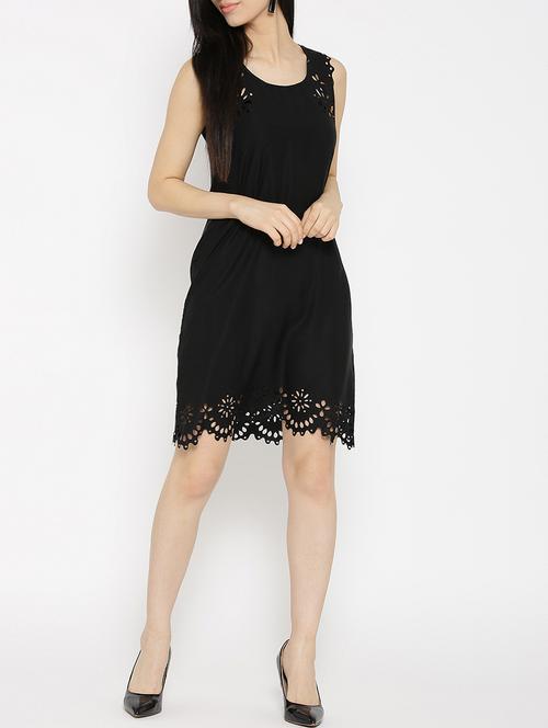 solid black sheath dress - 14915960 - Standard Image - 1
