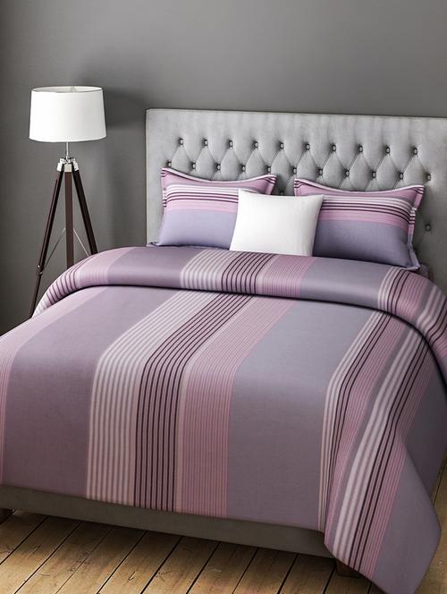 COTTON DOUBLE BEDSHEET WITH 2 PILLOW COVERS - 14916123 - Very Small Image - 1
