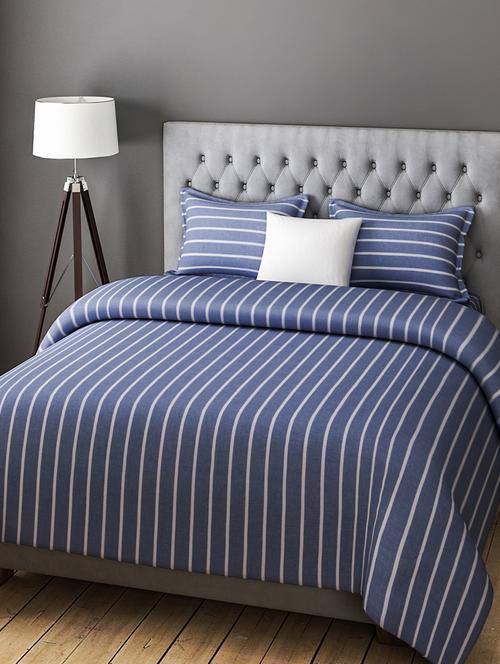 COTTON DOUBLE BEDSHEET WITH 2 PILLOW COVERS - 14916124 - Standard Image - 1