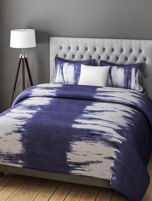 COTTON DOUBLE BEDSHEET WITH 2 PILLOW COVERS - 14916136 - Standard Image - 1