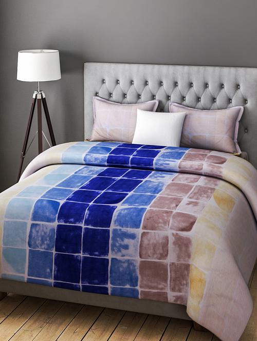 COTTON DOUBLE BEDSHEET WITH 2 PILLOW COVERS - 14916137 - Very Small Image - 1