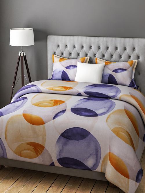 COTTON DOUBLE BEDSHEET WITH 2 PILLOW COVERS - 14916168 - Standard Image - 1