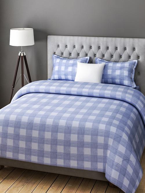 COTTON DOUBLE BEDSHEET WITH 2 PILLOW COVERS - 14916181 - Standard Image - 1