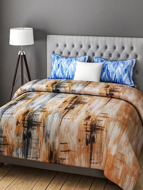 COTTON DOUBLE BEDSHEET WITH 2 PILLOW COVERS - 14916189 - Standard Image - 1