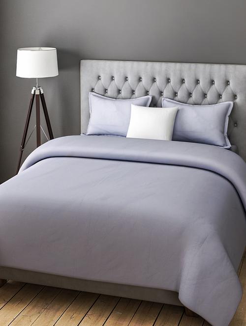 COTTON-SATIN DOUBLE BEDSHEET WITH 2 PILLOW COVERS - 14916201 - Very Small Image - 1