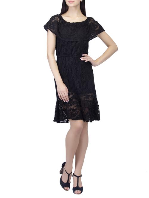 solid black layered dress - 14916481 - Very Small Image - 1