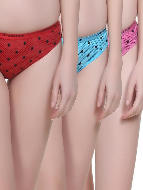 Set of 3 multi colored hipster panties - 14916735 - Standard Image - 1