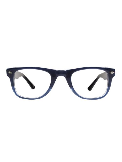 REACTR- Rectangular Glasses Premium Optical Specs Full Frame Eyeglasses For Men Women (Unisex|52|Clear|Rx-able |EL213-C9 - 14917631 - Very Small Image - 1