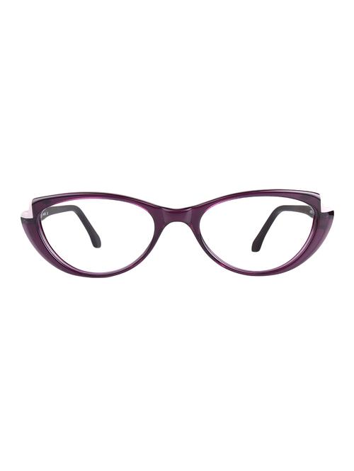 REACTR- Cat Eye Premium Spectacle Full Frame Eyeglasses For Women (54|Clear|Rx-able|EL211-C9 - 14917635 - Very Small Image - 1