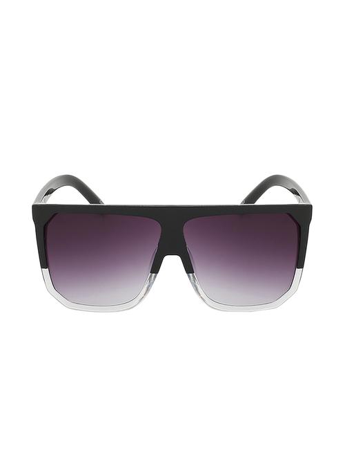 REACTR- Retro Square Sunglasses Premium Dual Tone Luxury Oversized Vintage Sunglasses for Women(EL1022-C2) - 14918048 - Standard Image - 1