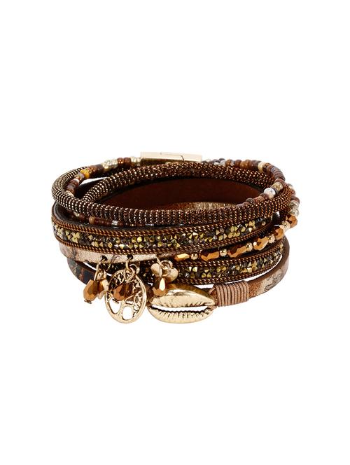 brown denim bracelet - 14918081 - Very Small Image - 1