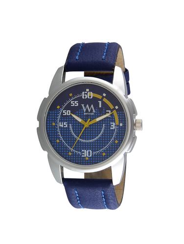 Watch Me Denim Jeans Blue Dial Blue Leather Watch for Men AWC-019 - 14918671 - Very Small Image - 1