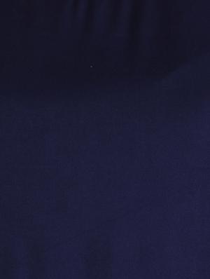 navy blue rayon a-line dress - 14918781 - Standard Image - 5