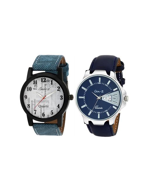 GEN-Z Combo of two Regal and Social Watches - 14918929 - Standard Image - 1