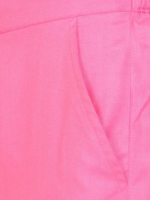 pink viscose straight palazzo - 14918944 - Standard Image - 4