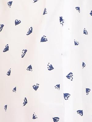 white printed crepe palazzo - 14918958 - Standard Image - 4