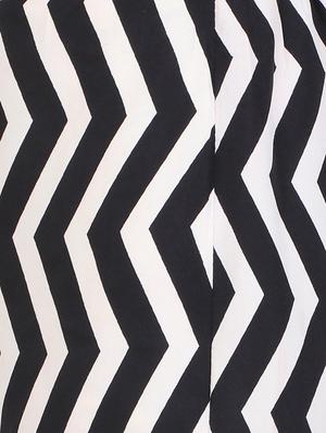 black printed crepe palazzo - 14918961 - Standard Image - 4