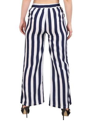 multi colored crepe palazzos - 14919021 - Standard Image - 3
