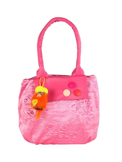 Pink leatherette regular handbag - 14919867 - Standard Image - 1