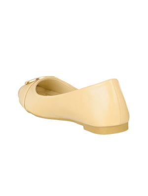 beige fabric slip on ballerina - 14920196 - Standard Image - 3