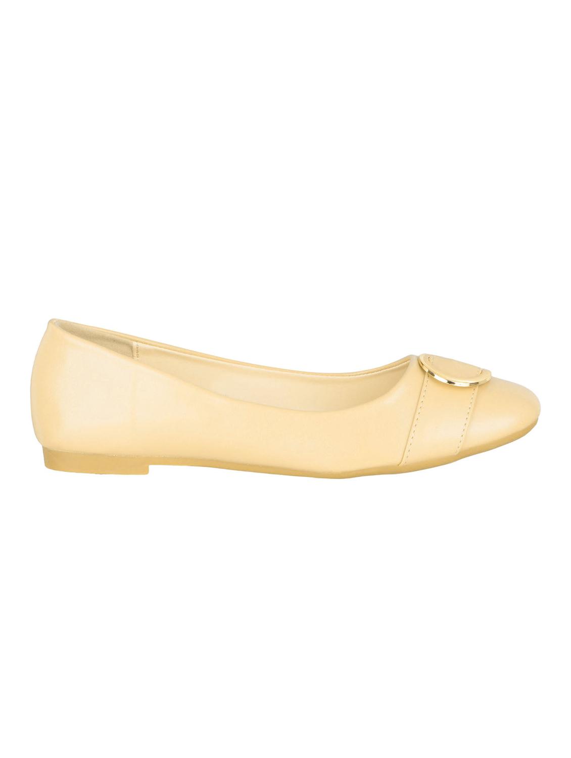 beige fabric slip on ballerina - 14920196 - Zoom Image - 2
