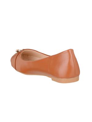 tan fabric slip on ballerina - 14920198 - Standard Image - 3