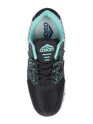 black mesh laceup sports shoes - 14920468 - Standard Image - 4
