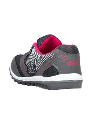 grey mesh laceup sports shoes - 14920469 - Standard Image - 3