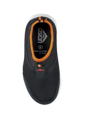 black mesh slip on sports shoes - 14920470 - Standard Image - 4