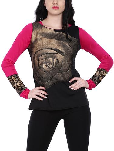 Multicolored printed top - 14920527 - Very Small Image - 1