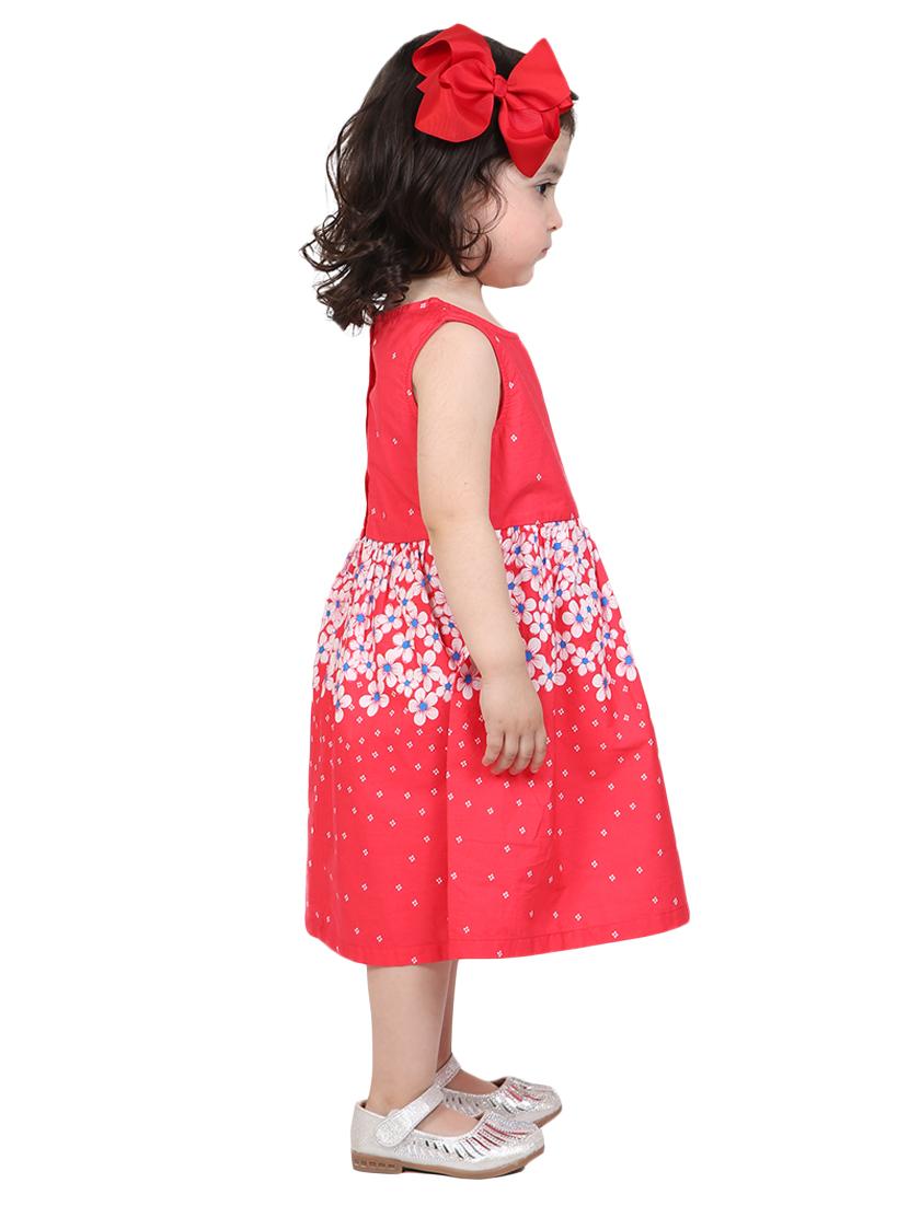 round neck floral print frock - 14920725 - Zoom Image - 2