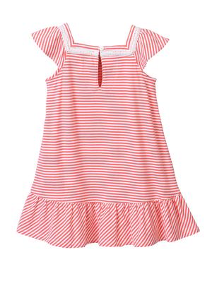 lace detail striped frock - 14920790 - Standard Image - 2