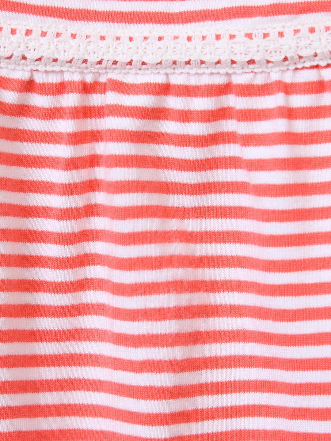 lace detail striped frock - 14920790 - Zoom Image - 3