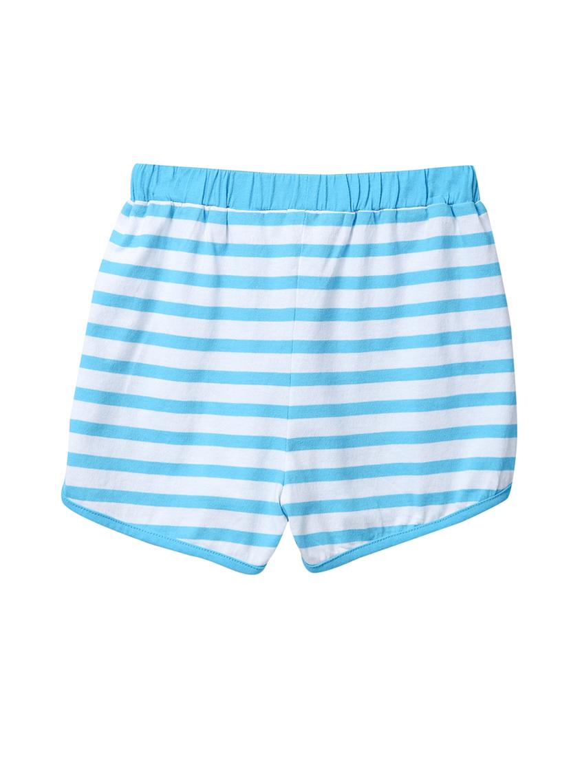 blue cotton shorts - 14920800 - Zoom Image - 2