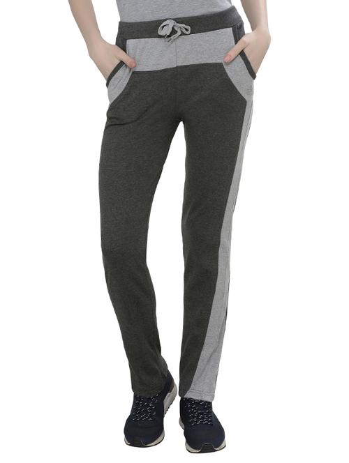 grey cotton track pants - 14920991 - Standard Image - 1