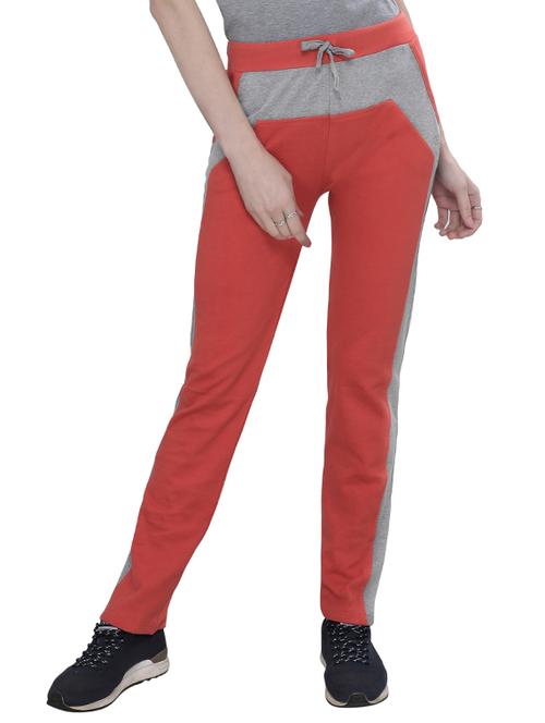 orange cotton track pants - 14920992 - Standard Image - 1
