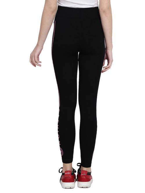 black cotton track pants - 14921357 - Standard Image - 1