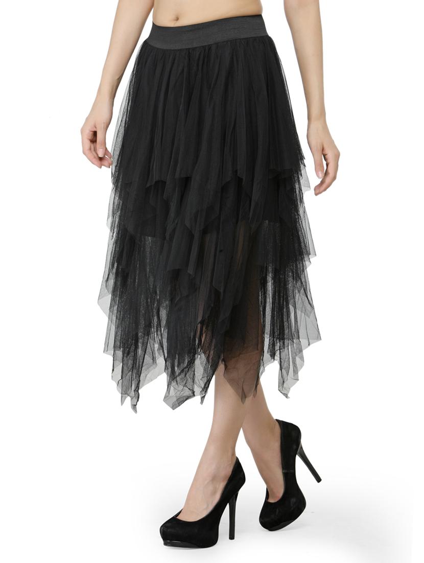 black net tulle skirt - 14921440 - Zoom Image - 2