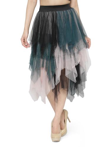 multi colored net tulle skirt - 14921442 - Very Small Image - 1