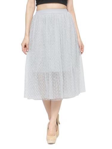 grey net aline skirts - 14921447 - Very Small Image - 1