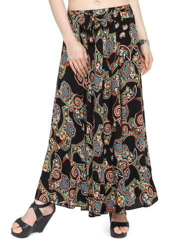 multi colored cotton maxi skirt - 14921452 - Very Small Image - 1
