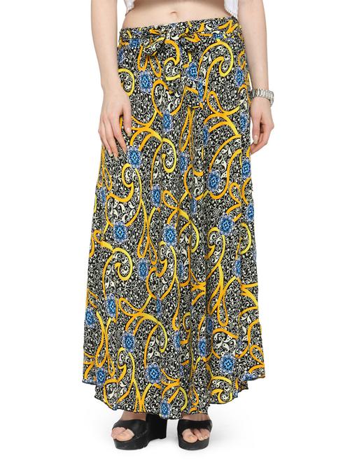 multi colored cotton maxi skirt - 14921453 - Standard Image - 1