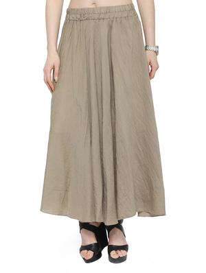 beige chiffon maxi skirt - 14921477 - Standard Image - 2