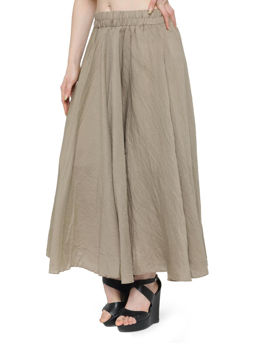 beige chiffon maxi skirt - 14921477 - Zoom Image - 1