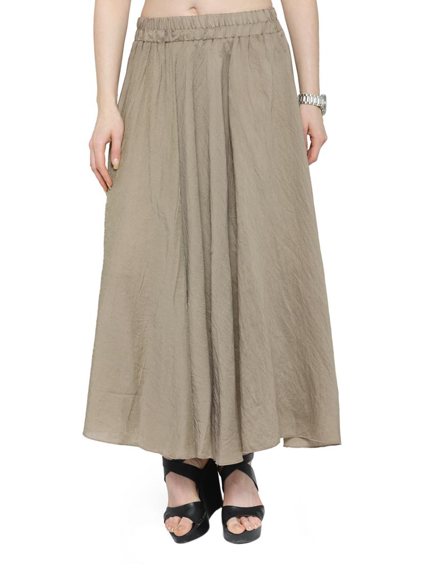 beige chiffon maxi skirt - 14921477 - Zoom Image - 2