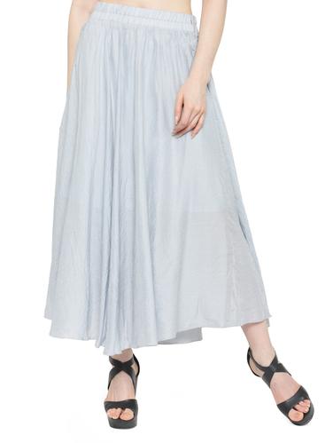 light blue chiffon maxi skirt - 14921480 - Very Small Image - 1