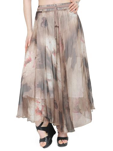 multi colored chiffon maxi skirt - 14921493 - Very Small Image - 1